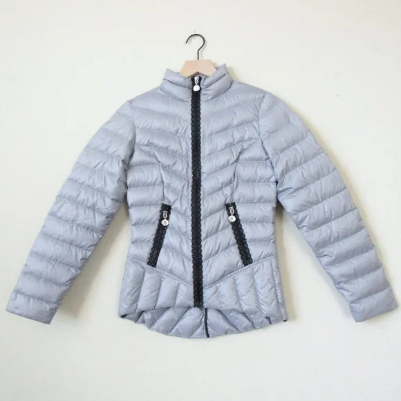 ⭐️BETSEY JOHNSON Lightweight Quilted Puffer Jacket Down Jacket SIZE- XS - Picture 5 of 15